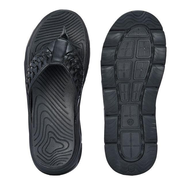 Men's Faux Leather Casual Slippers