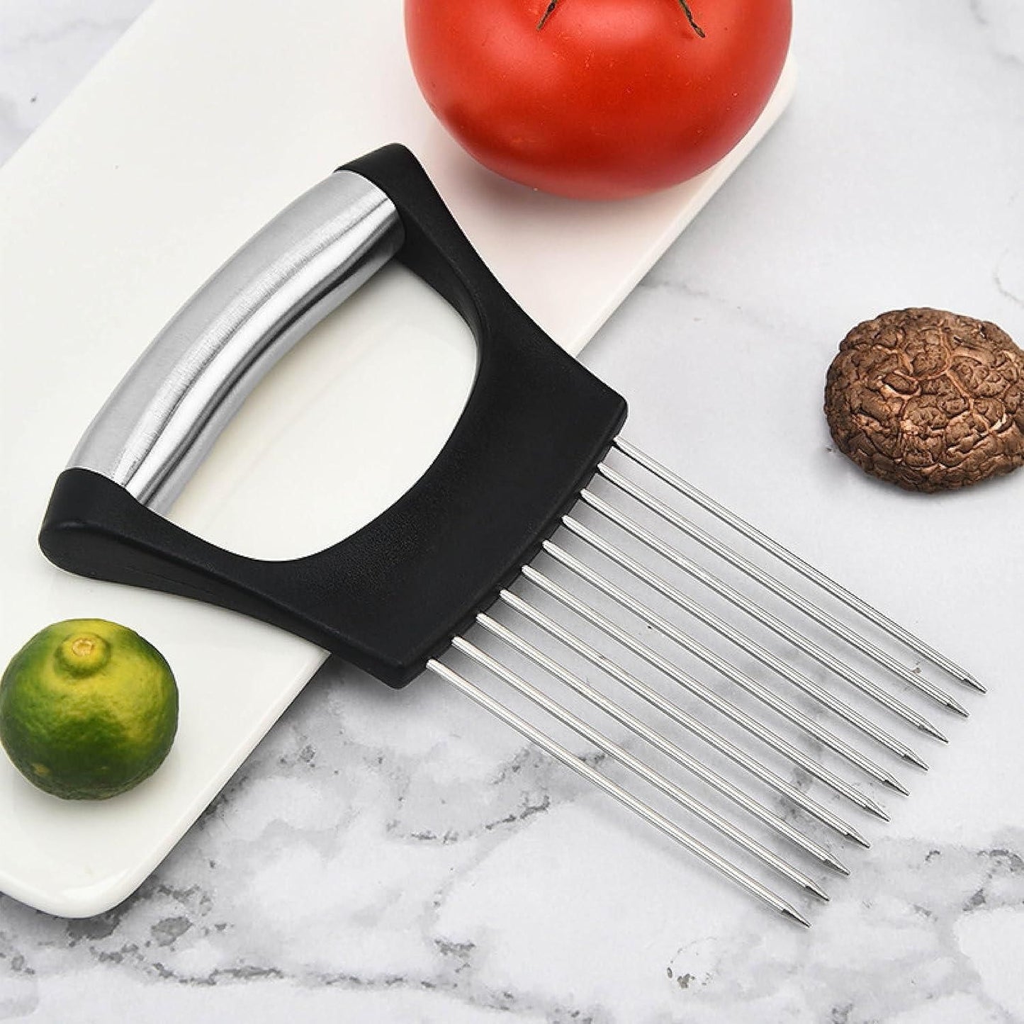 Stainless Steel Cutting Kitchen Slicer Holder (Pack of 2)